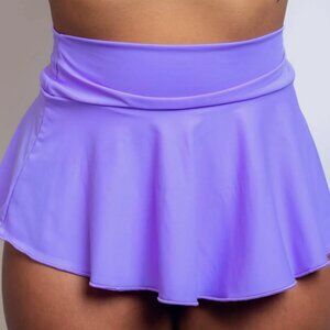Freedom Ravewear Lavender Micro Skater Skirt